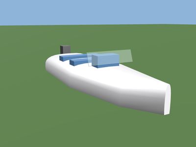 Boat: a 3D model built by Godotwright