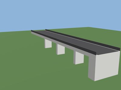 Bridge: a 3D model built by Godotwright